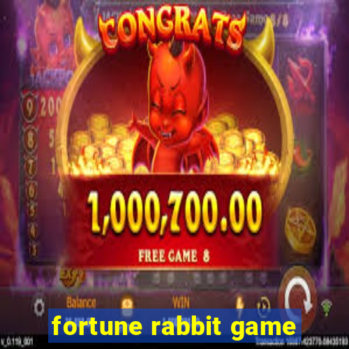 fortune rabbit game